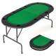 Folding Cardboard Game Table with 8 Cup Holders and Comfy Armrests