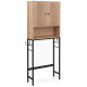 Over The Toilet Storage Cabinet with 2 Doors and Adjustable Shelf