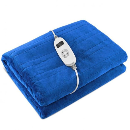 160 x 130 CM Electric Heated Throw Blanket with 10 Heat Settings