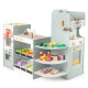 Kids Grocery Store Playset Wooden Pretend Play Supermarket
