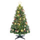150/180CM  Artificial Christmas Tree with 8 Lighting Modes and Optical Fibers