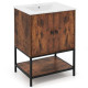 Bathroom Vanity Unit with Basin and Ceramic Sink