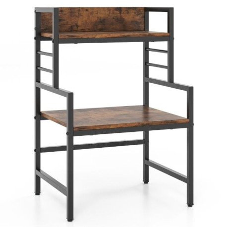 3 Tier Microwave Stand with Storage Shelves for Kitchen