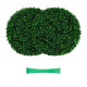 2 Pieces 52 CM Artificial Topiary Balls with 20 Zip Ties