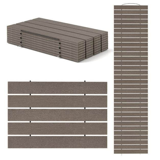 242 cm Outdoor Garden Pathway Patio Roll Out Straight Walkways
