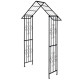 Roof-shaped Top Garden Arbor Garden Trellis Pergola with Side Crossbars