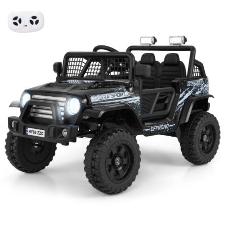 12V Kids Ride on Truck Car with Remote Control and LED Lights