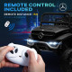 12V Licensed Mercedes-Benz Unimog, Kids Electric Ride on Car, with Remote Control, Horn, Light, MP3 - Black