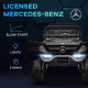 12V Licensed Mercedes-Benz Unimog, Kids Electric Ride on Car, with Remote Control, Horn, Light, MP3 - Black