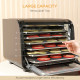 35-70°C Six-Tray Food Dehydrator - Black