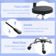 360° Swivel Seat Salon Stool - Black