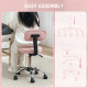 360° Swivel Seat Salon Stool - Pink