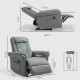 3D Kneading Massage Recliner Chair with Headrest, Breathable Leather Recliner Armchair, Electric Reclining Chair with Footrest, 