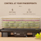 40-70℃ Six-Tray Food Dehydrator - Black