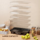 40-70℃ Six-Tray Food Dehydrator - Black