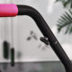 40&quot; Foldable Mini Fitness Trampoline, with Adjustable Foam Handle, Pink