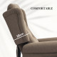 45° Lifting Riser and Recliner Armchair  - Dark Brown