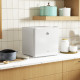 46 Litre Lockable Countertop Fridge - Cream White