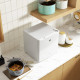 46 Litre Lockable Countertop Fridge - Cream White