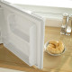 46 Litre Lockable Countertop Fridge - Cream White