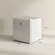 46 Litre Lockable Countertop Fridge - Cream White