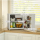 46 Litre Lockable Countertop Fridge - Cream White