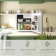 46 Litre Lockable Countertop Fridge - Cream White