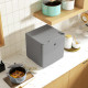 46 Litre Lockable Countertop Fridge - Grey