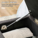 47L Teddy Fleece Storage Ottoman - Dark Grey