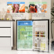 91L Freestanding Under-Counter Fridge with Lock - Black