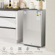 91L Freestanding Under-Counter Fridge with Lock - Grey
