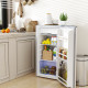 91L Freestanding Under-Counter Fridge with Lock - Grey