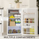 91L Freestanding Under-Counter Fridge with Lock - White