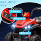 AIYAPLAY 12V Kids Electric Quad Bike w/ Spring Suspension System, Forward &amp; Backward, LED Light, Music, MP3, Red