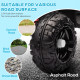 AIYAPLAY 12V Kids Electric Quad Bike w/ Spring Suspension System, Forward &amp; Backward, LED Light, Music, MP3, White