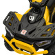 AIYAPLAY 12V Kids Electric Ride on ATV, Battery Powered Quad Bike w/ Spring Suspension, Forward Backward, Storage Basket - Yello