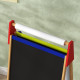 AIYAPLAY 3 in 1 Wooden Kids Easel with Paper Roll, Whiteboard &amp; Chalkboard, Painting Accessories