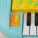 AIYAPLAY 37 Keys Kids Piano w/ Microphone, Stool, LED Lights, Record &amp; Replay Function, Blue