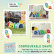 AIYAPLAY Kids Play Tunnel for 3-6 Years Crawl and Climb, Lion Design, Indoor &amp; Outdoor