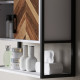 Bathroom Cabinet Wall Mounted, Bathroom Wall Cabinet Medicine Cabinet with 2 Doors, Adjustable Shelf, Walnut