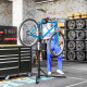 Bike Repair Stand, Heavy Duty Bike Stand for Maintenance, Max Load 40kg, Height Adjustable, Foldable and 360° Rotatable for Road