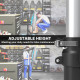 Bike Repair Stand, Heavy Duty Bike Stand for Maintenance, Max Load 40kg, Height Adjustable, Foldable and 360° Rotatable for Road