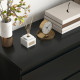 Chest of Drawers, 3-Drawer Storage Organiser Unit for Bedroom, Living Room, Black