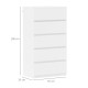 Chest of Drawers, 5-Drawer Storage Cabinets, Modern Dresser, Storage Drawer Unit for Bedroom
