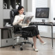 Ergonomic Office Chair, Heavy Duty Faux Leather Desk Chair with Tilt Function, Adjustable Height, 227kg 500LBS Swivel Computer C