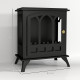 Ethanol Fireplace Stove, Freestanding Bioethanol Fire, Indoor Ethanol Burner with 0.9 Litres Volume, Burns for Up to 3.3 Hours, 