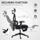 Ergonomic and Adjustable Office Chair - Black