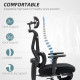 Ergonomic and Adjustable Office Chair - Black