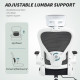 Executive Office Chair, Ergonomic Mesh High Back Desk Chair with Flip-up Armrest, Rotatable Headrest, Adjustable Lumbar Support,