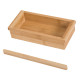 Extendable Bamboo Bathtub Shelf Rack Bath Caddy Tray Bathroom Storage